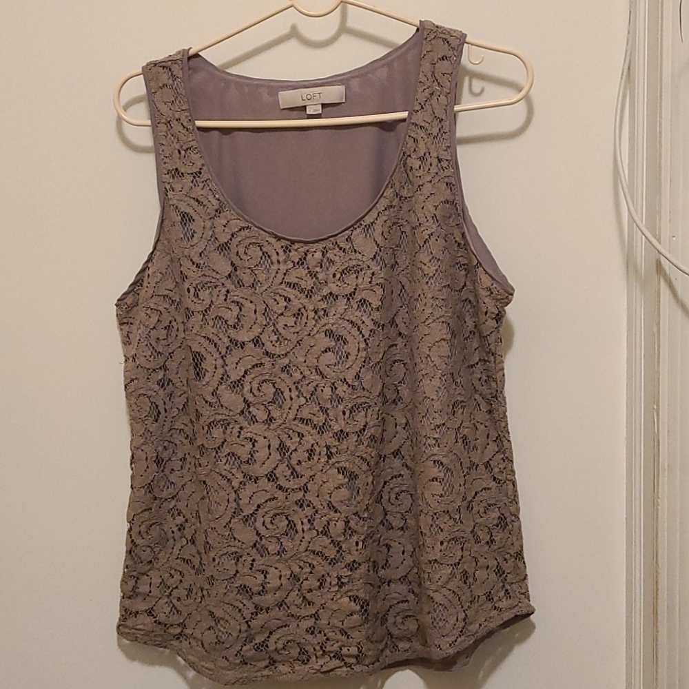 Loft lace top